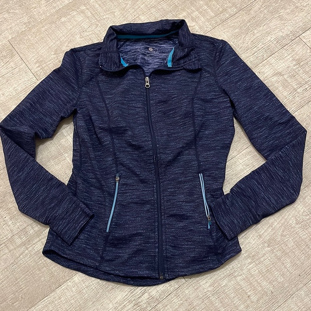 Tangerine warmup jacket